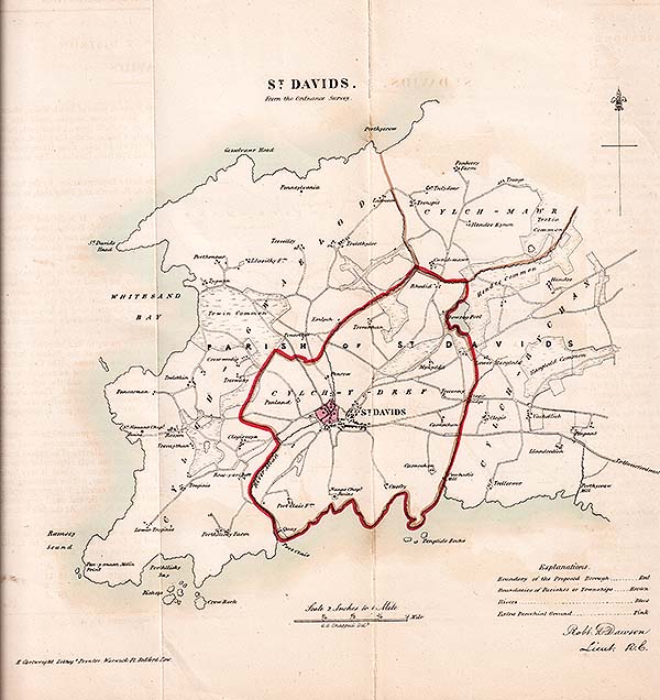 St Davids Town Plan - RK Dawson 