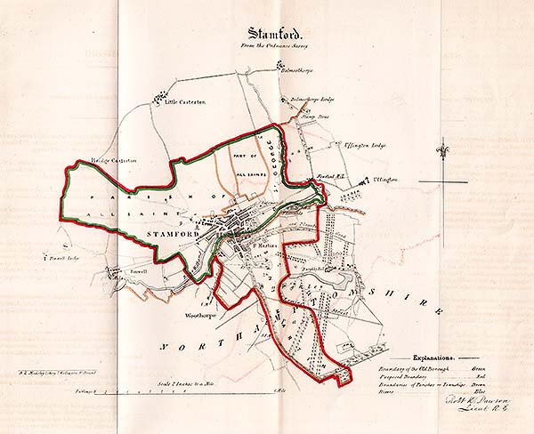 Stamford Town Plan - RK Dawson 