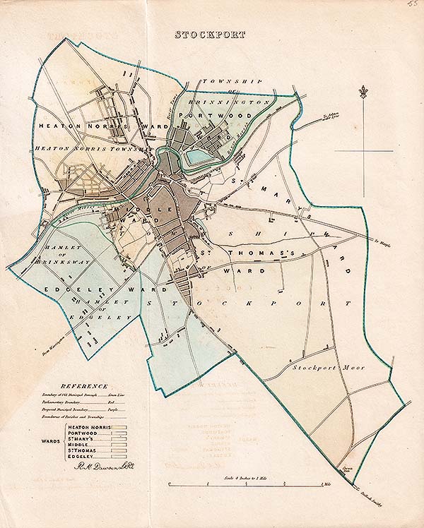 Stockport Town Plan - RK Dawson 