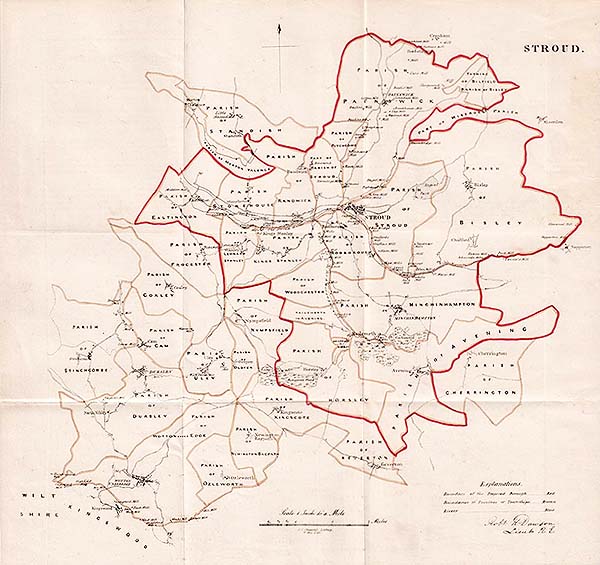 Stroud Town Plan - RK Dawson 