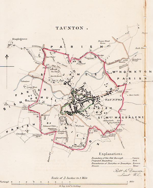 Town Plan  -  Taunton
