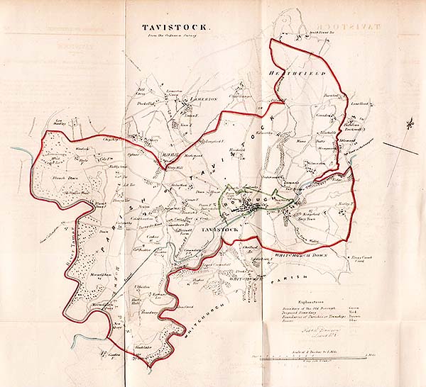 Tavistock Town Plan - RK Dawson 