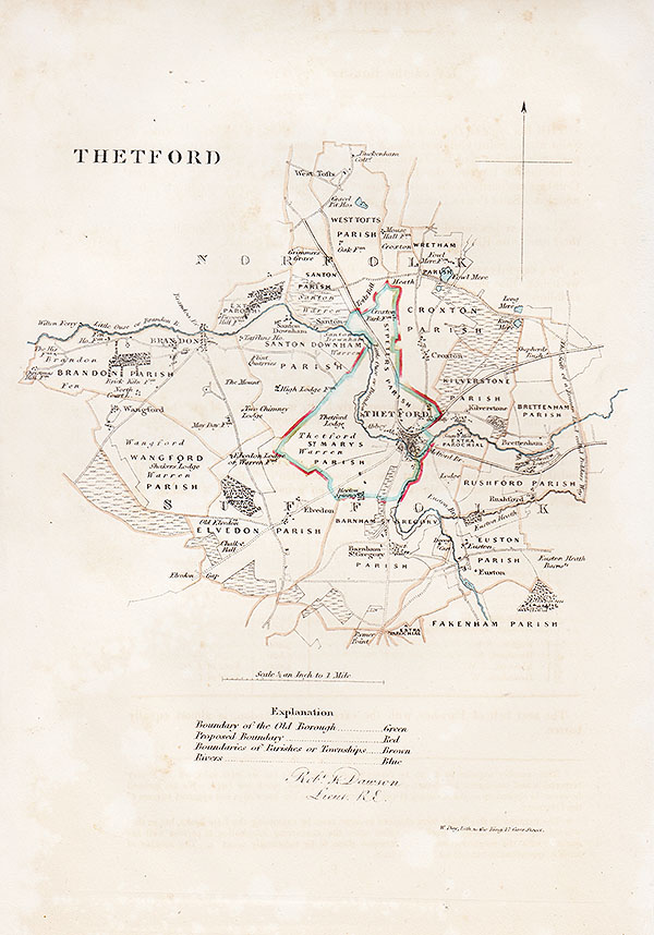 Thetford Town Plan - RK Dawson  