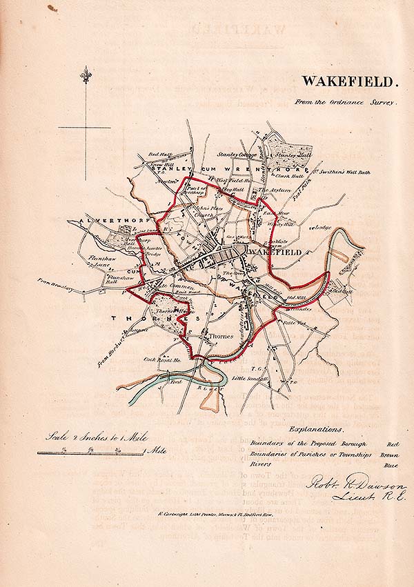 Wakefield Town Plan - RK Dawson 