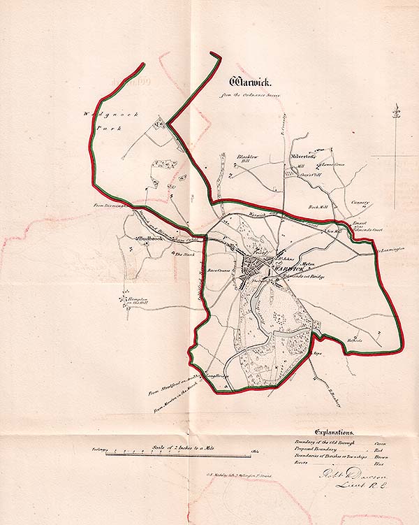 Warwick Town Plan - RK Dawson 