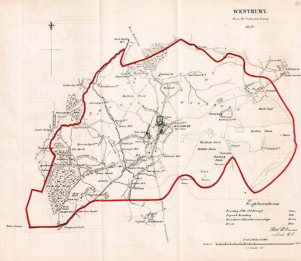 Westbury Town Plan - RK Dawson  