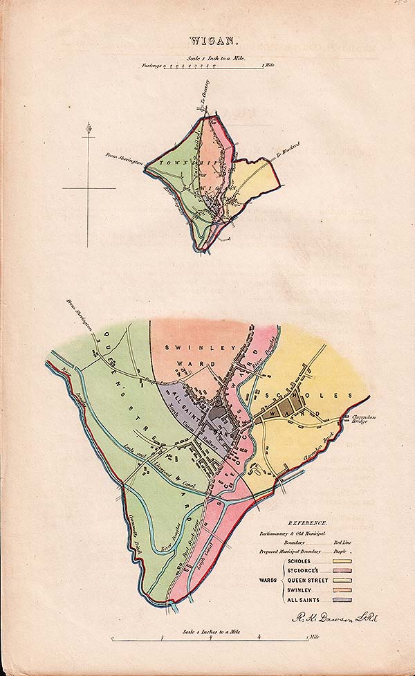 Wigan Town Plan - RK Dawson   