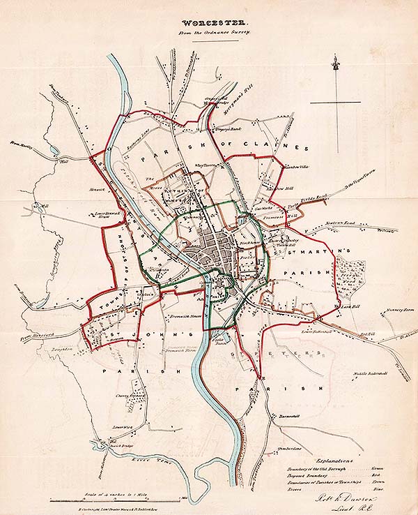 Worcester Town Plan - RK Dawson  