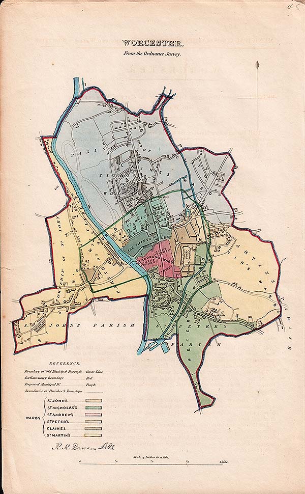 Worcester Town Plan - RK Dawson  