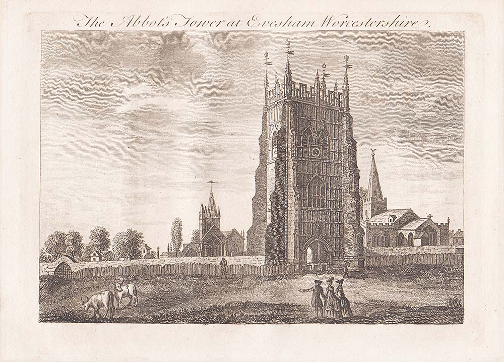 The Abbot's Tower at Evesham, Worcestershire