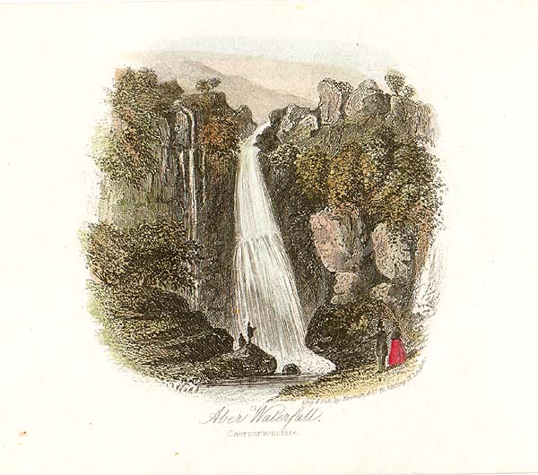Aber Waterfall Caernarvonshire