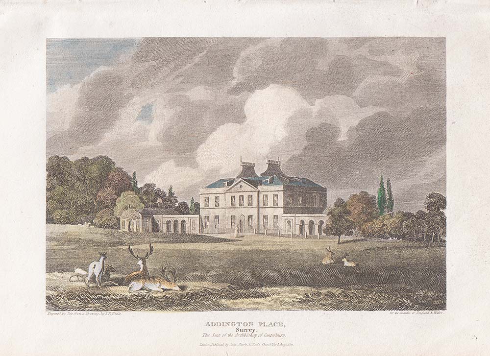 Addington Place Surrey The Seat of the Archbishop of Canterbury