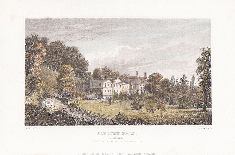 Aldbury Park Surrey - The Seat of H Drummond Esq