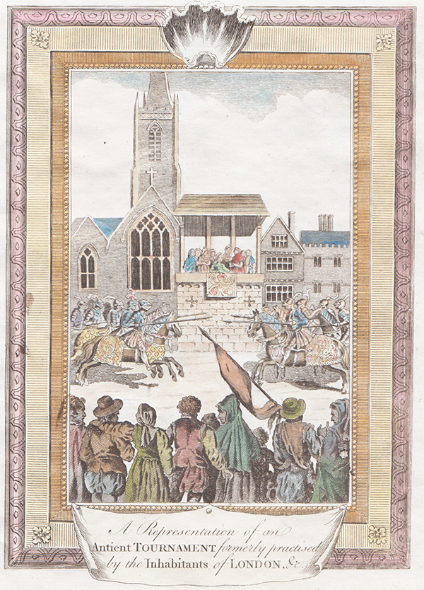 A Representation of an Antient Tournament formerly practised by the Inhabitants of London etc.