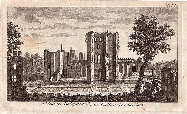 A View of Ashby-de-la-Zouch Castle in Leicestershire