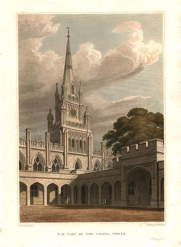 NW view of the Chapel Tower  Ashridge
