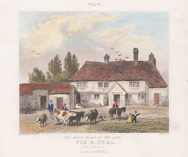 The Birth Place of the late Sir R Reel Blackburn Lancashire