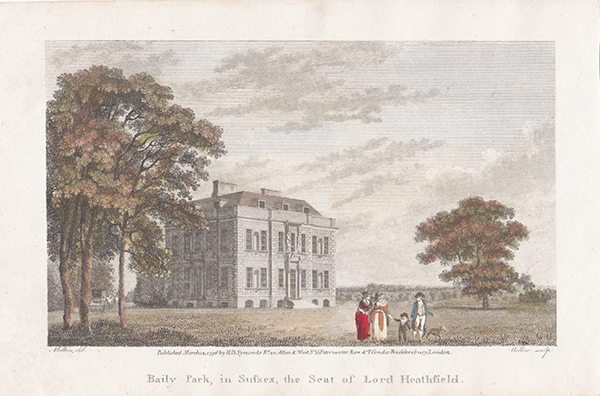 Baily Park in Sussex the Seat of Lord Heathfield 