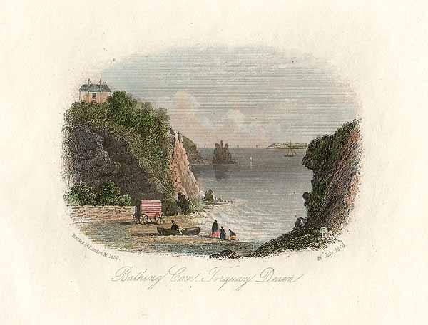 Bathing Cove Torquay Devon