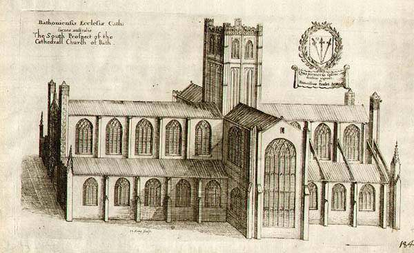 The South Prospect of the Cathedral Church of Bath