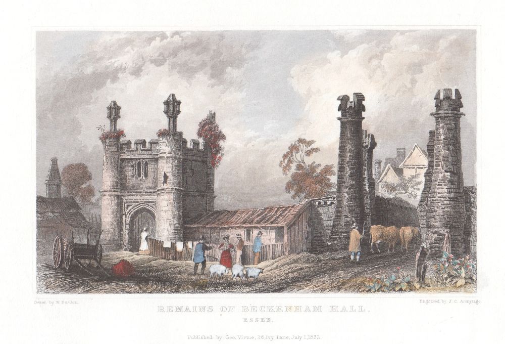 Remains of Beckenham Hall, Essex.
