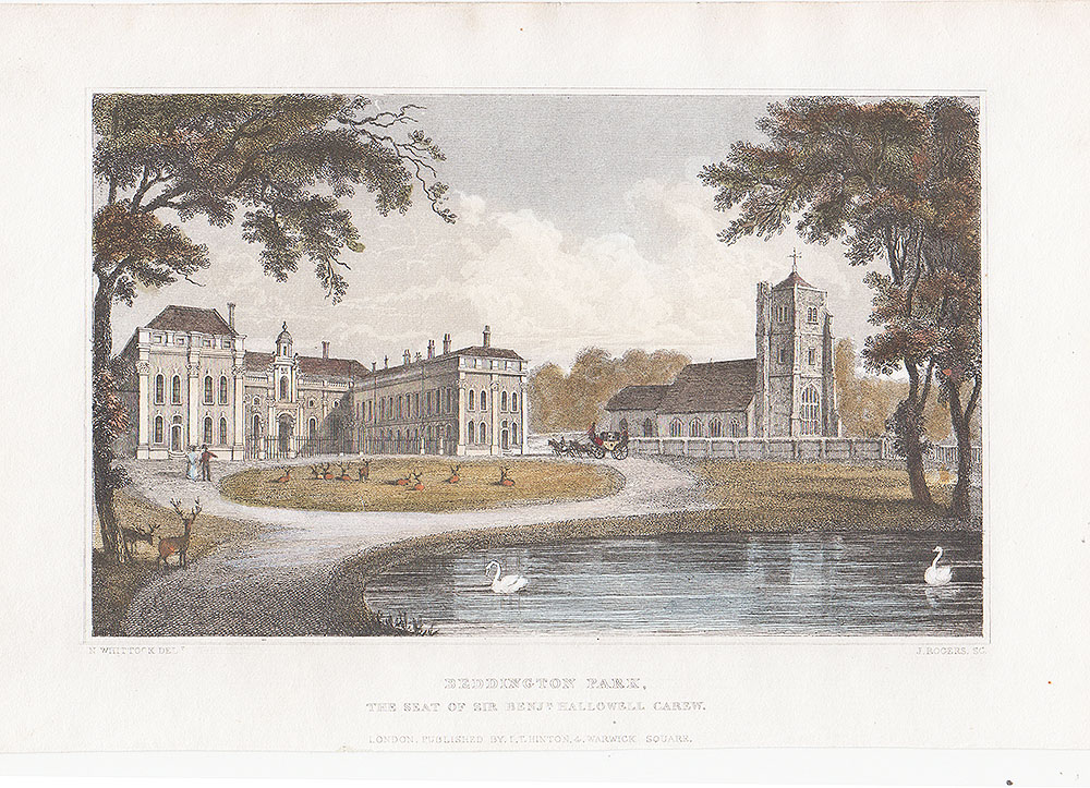 Beddington Park The Seat of Sir Benj Hallowell Carew