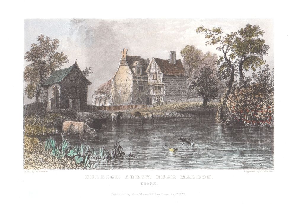 Beleigh Abbey, near Maldon, Essex.