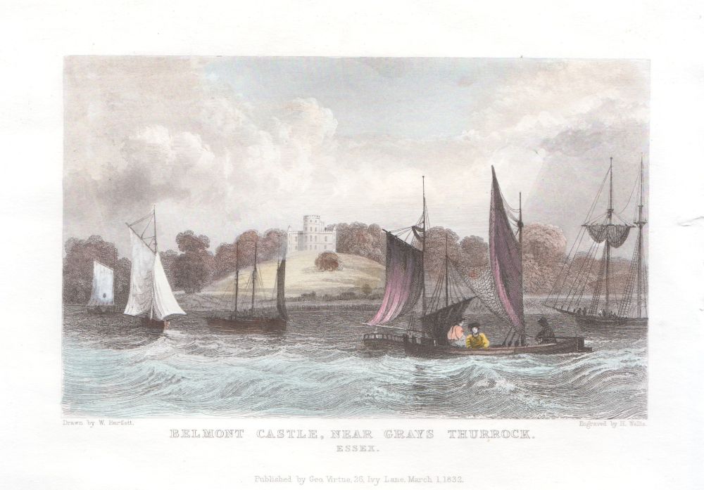 Belmont Castle, near Grays Thurrock, Essex..