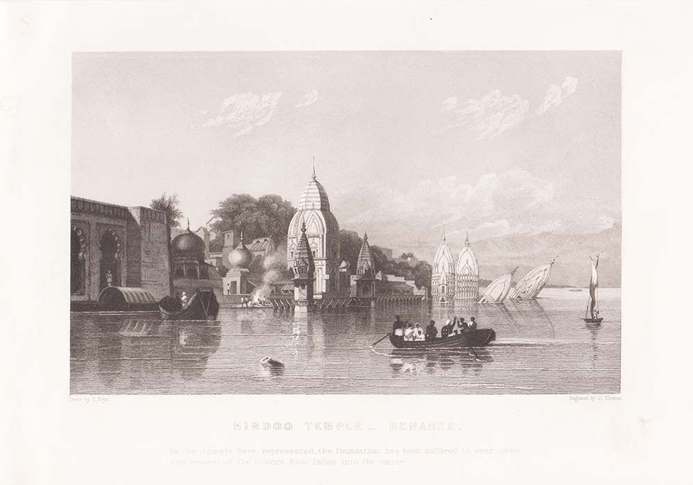 Hindoo Temple - Benares....