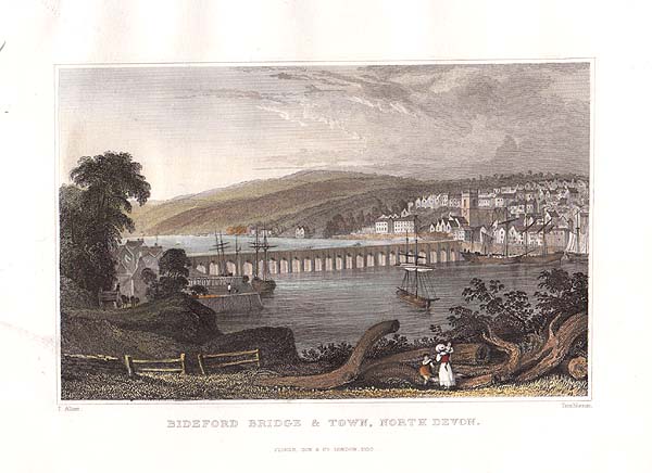 Bideford Bridge & Town North Devon
