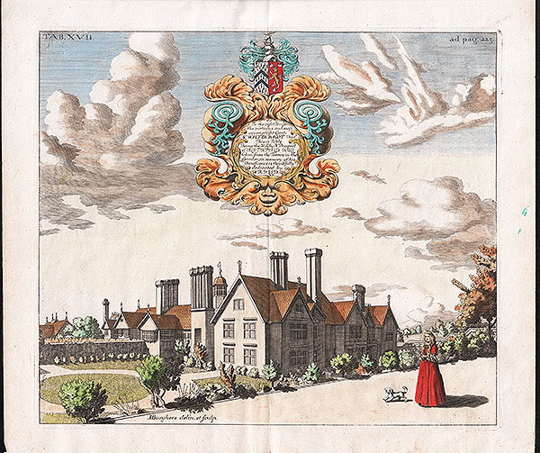 W by N Prospect of Blithefield Hall