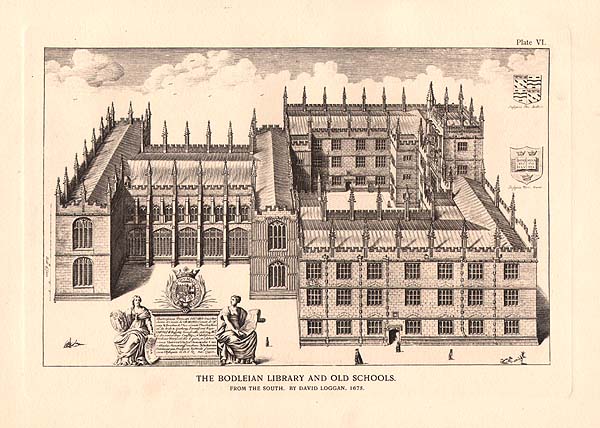 The Bodleian Library and Old Schools  From the South