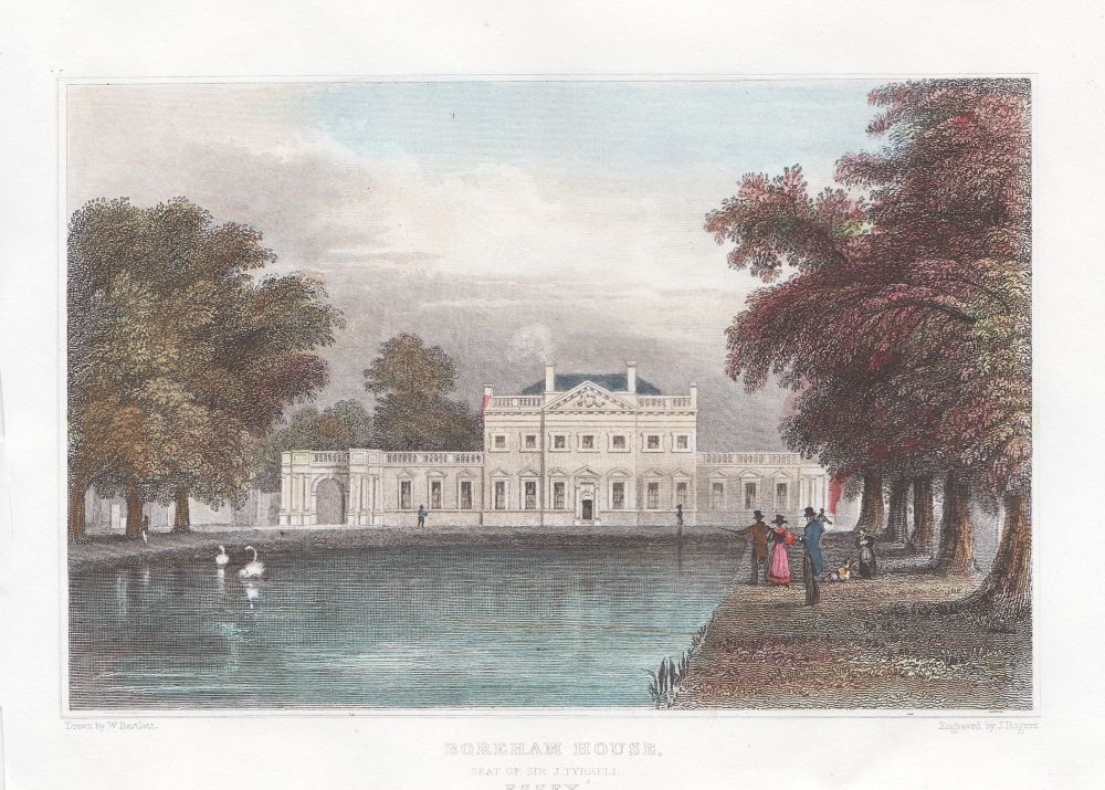 Boreham House, The Seat of Sir J. Tyrrell,  Essex.