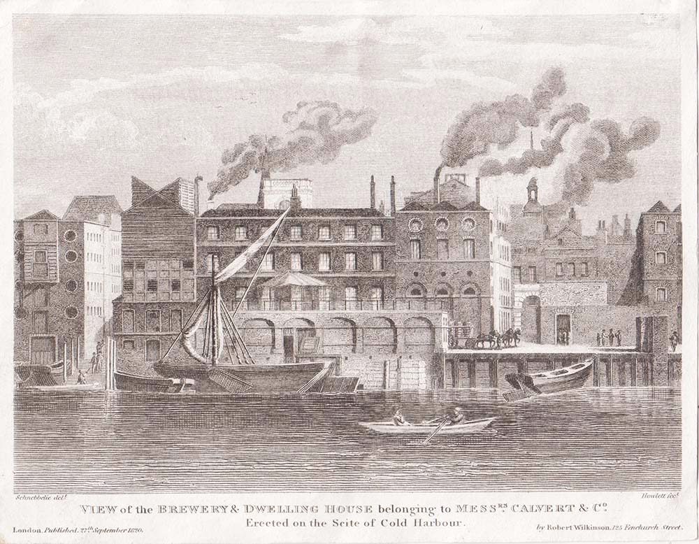 View of the Brewery and Dwelling House belonging to Messrs. Calvert and Co. ....