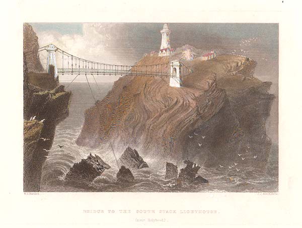 Bridge to the South Stack Lighthouse  Near Holyhead