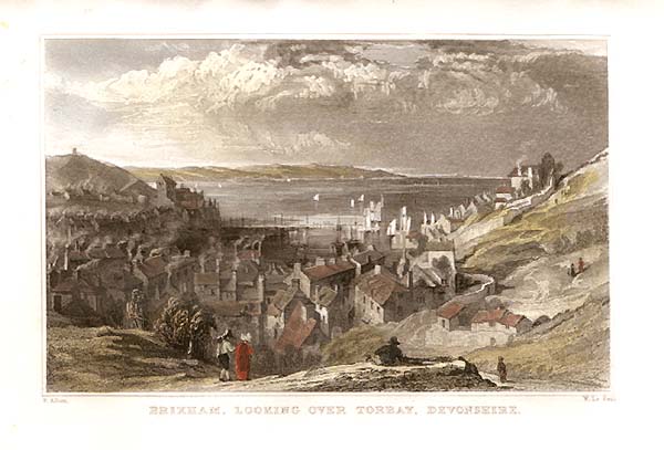 Brixham looking over Torbay Devonshire