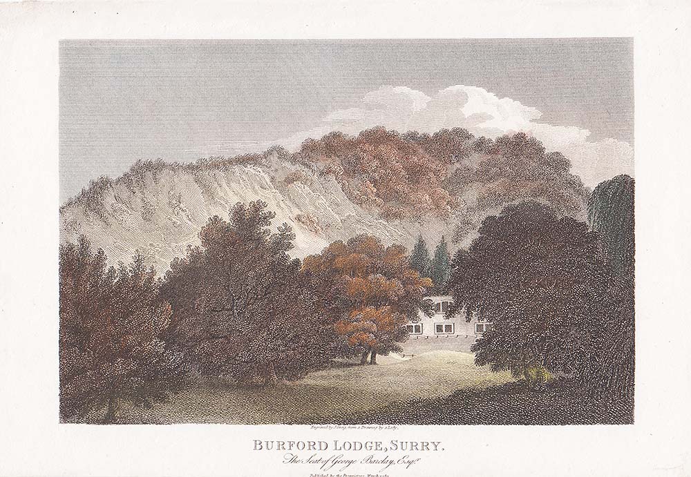 Burford Lodge Surry  The Seat of George Barclay  Esq  