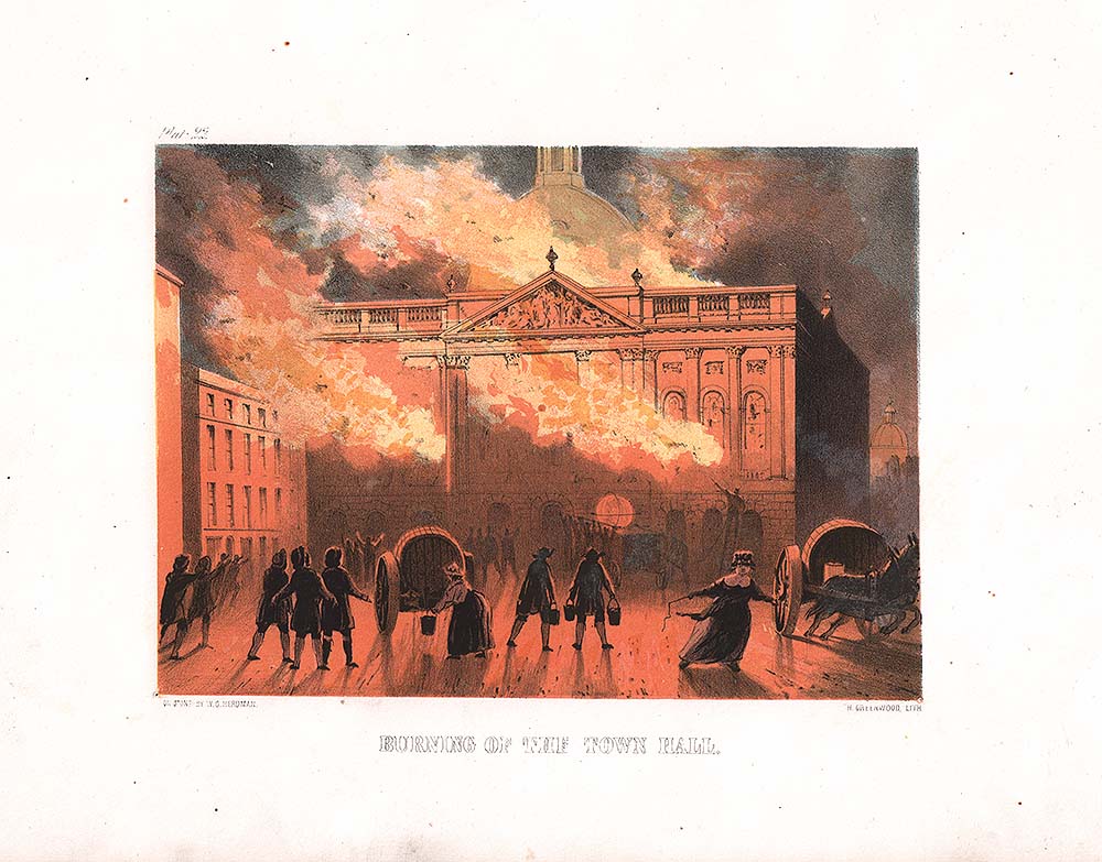 Burning of the Town Hall