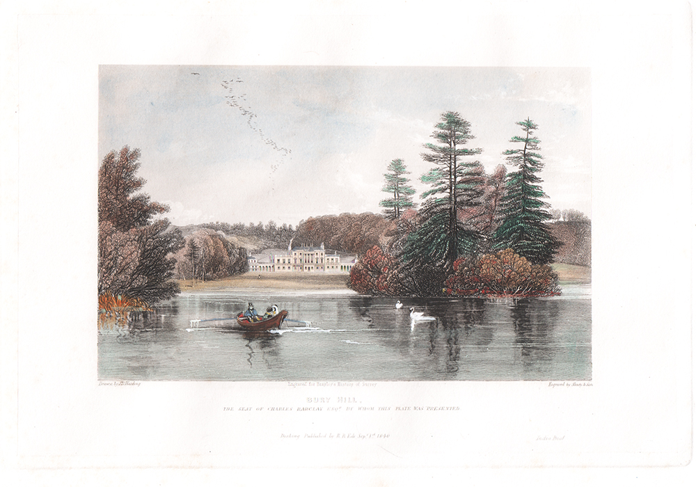 Bury  Hill - The Seat of Charles Barclay.