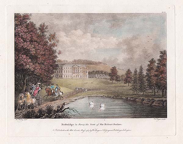 Busbridge in Surry the Seat of Sir Robert Barker