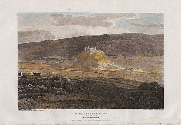 Caer Cennin Castle or Carreg Cennin Carmarthenshire 