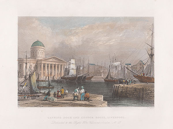 Canning Dock and Custom House Liverpool