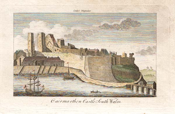 Carmarthen Castle South Wales