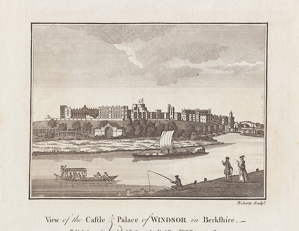 Castle and Palace of Windsor in Berkshire