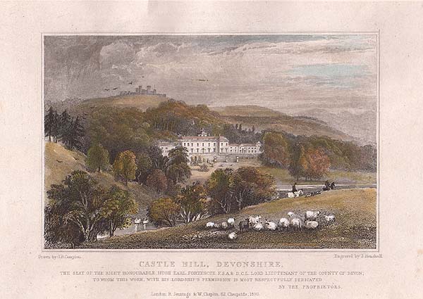 Castle Hill Devonshire  The Seat of the Right Honourable Hugh Earl Fortescue  FSA & DCL  Lord Lieutenant of the County of Devon