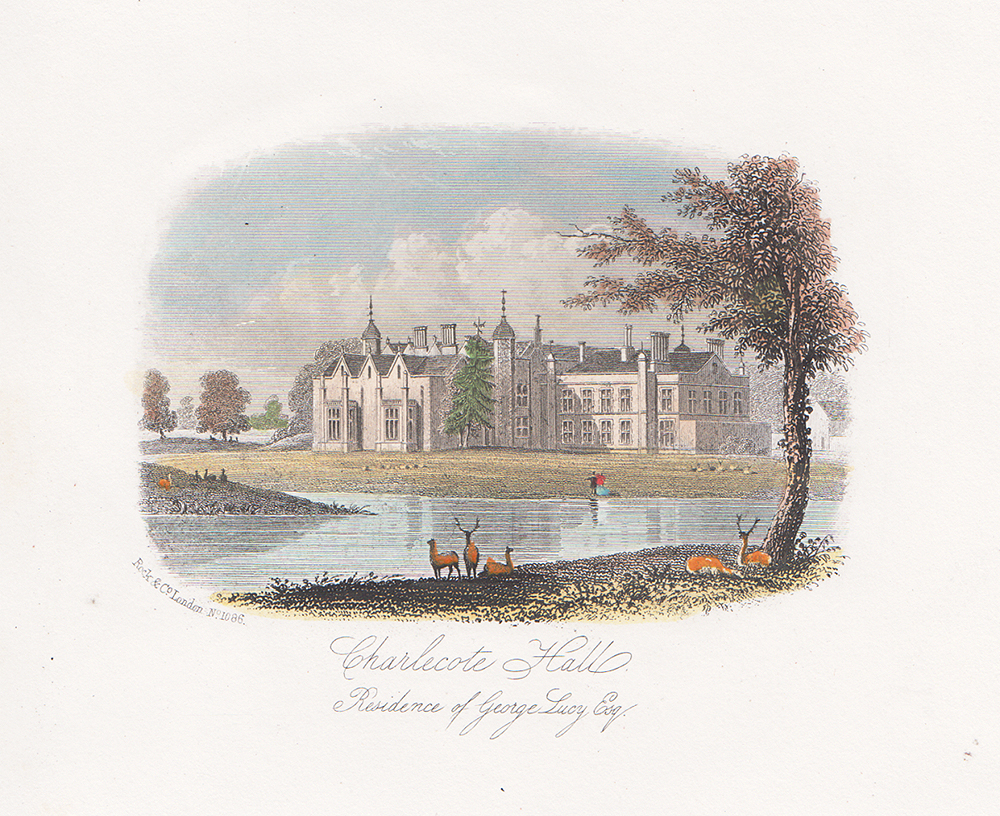 Charlecote Hall  Residence of George Lucy  Esq