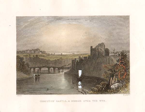 Chepstow Castle & Bridge over the Wye