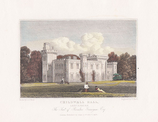 Childwall Hall Lancashire The Seat of Bamber Gascoyne Esq