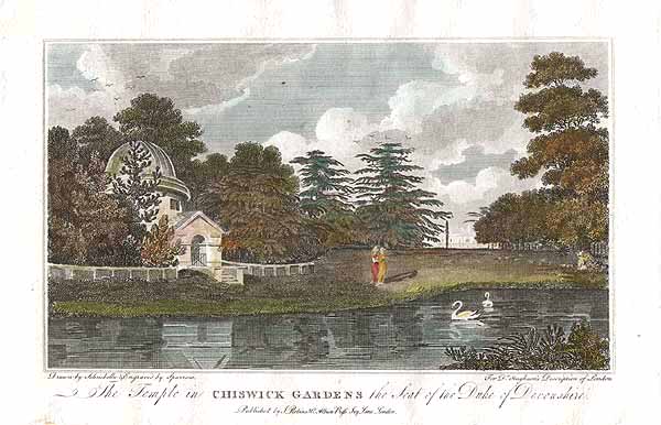 The Temple in Chiswick Gardens the Seat of the Duke of Devonshire