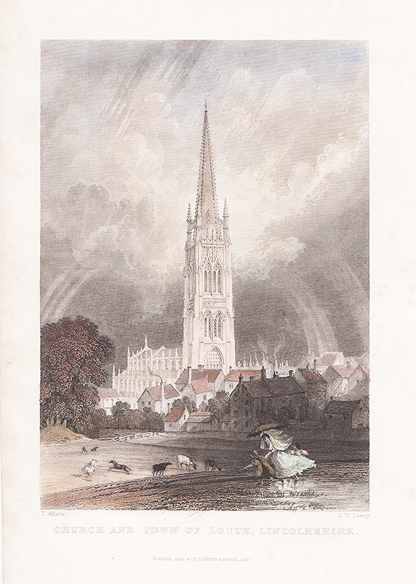 Church and Town of Louth Lincolnshire